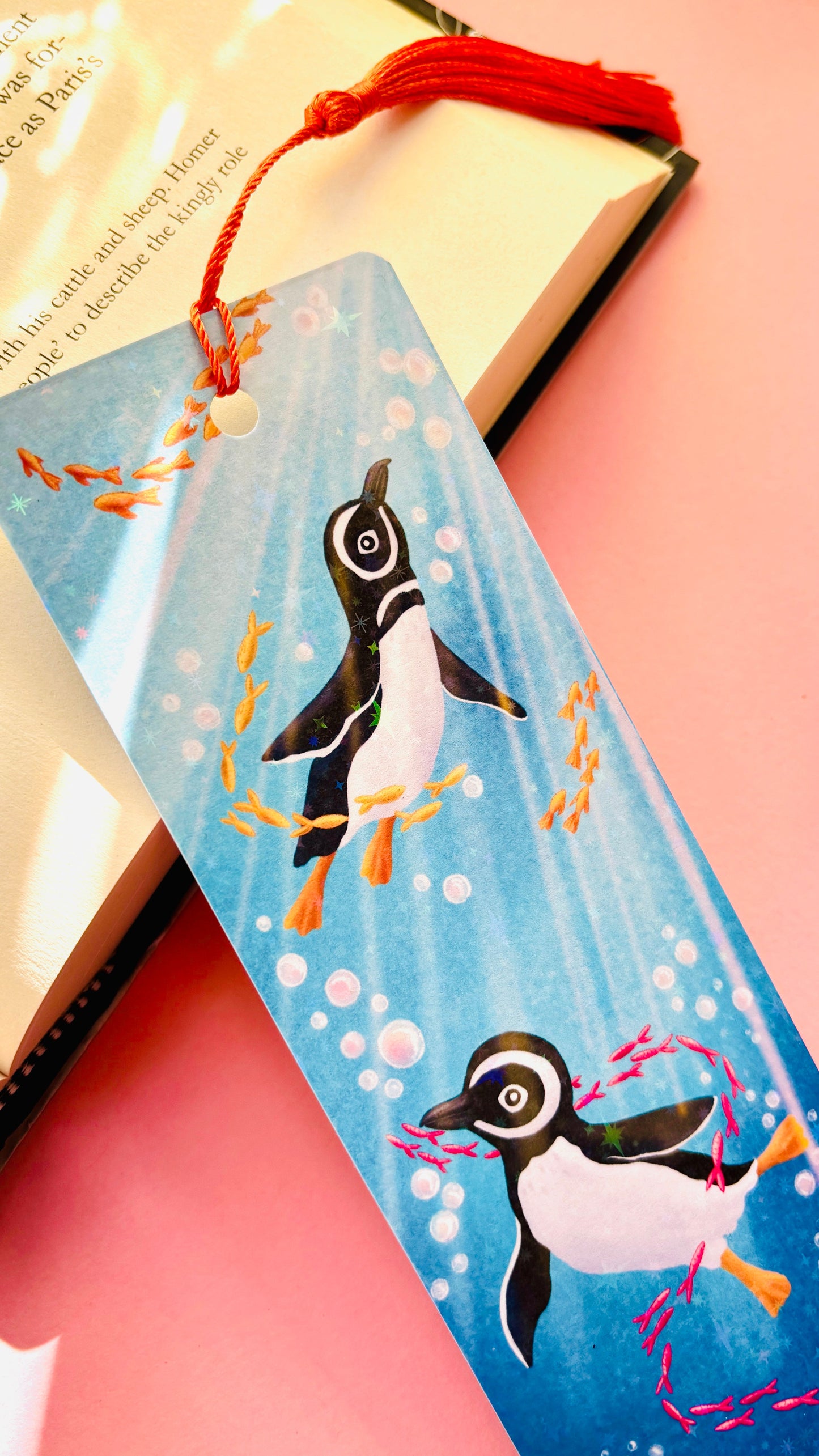 Humboldt Penguin Bookmark – Handmade Penguin Gift