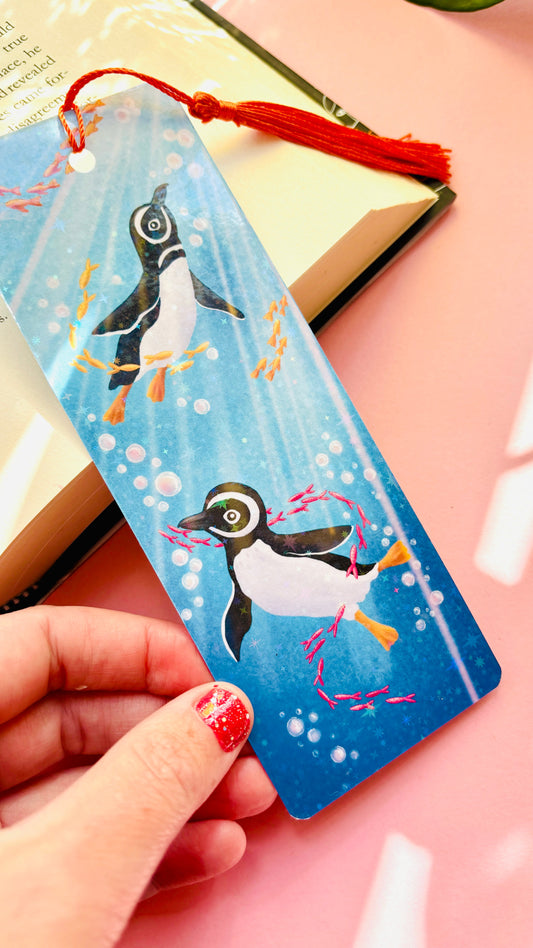 Humboldt Penguin Bookmark – Handmade Penguin Gift