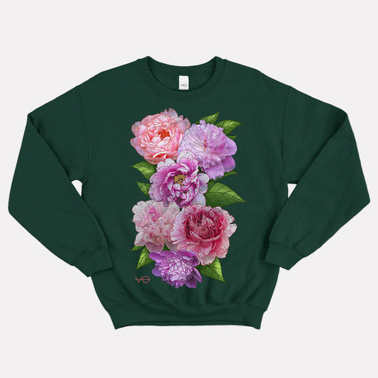 Peonies Sweatshirt (Unisex)