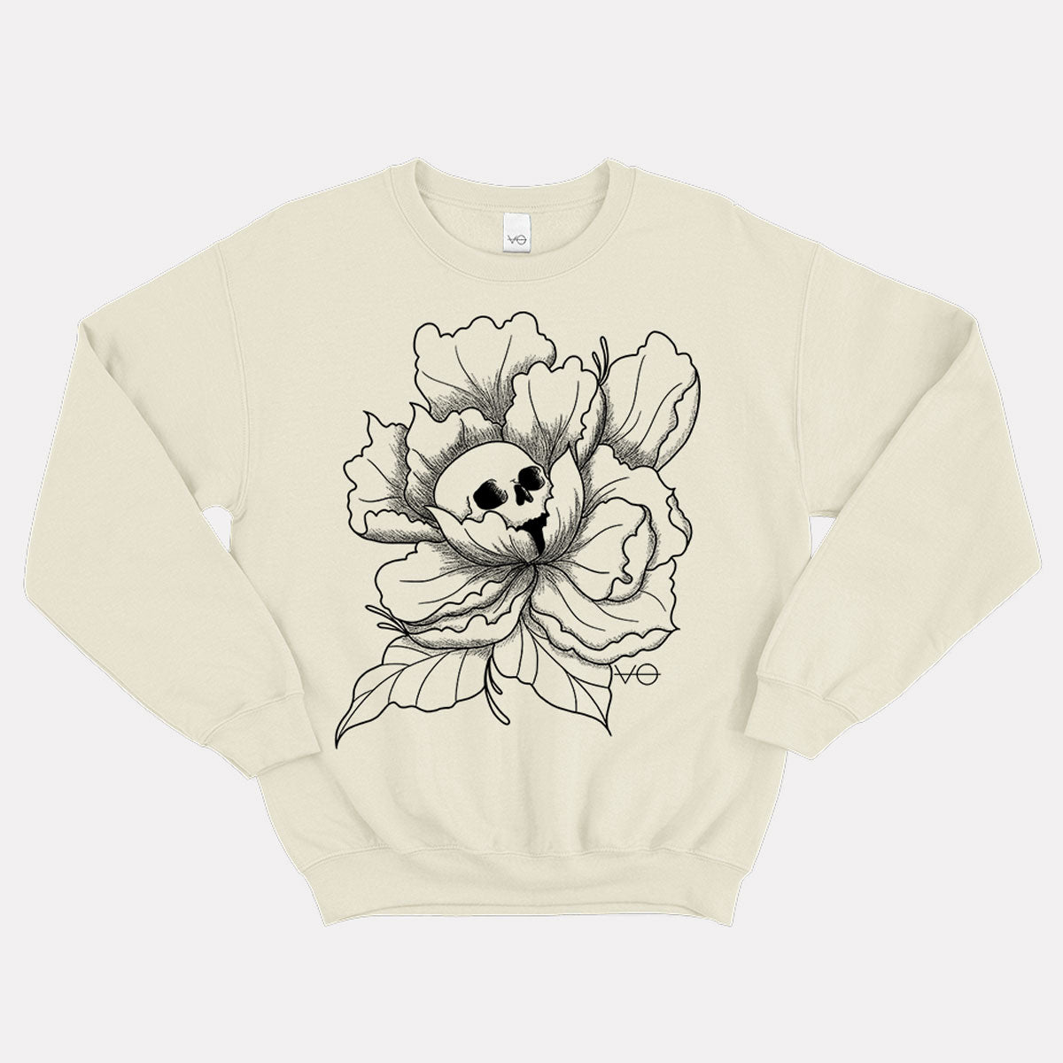 Peony Skullflower Sweatshirt (Unisex)