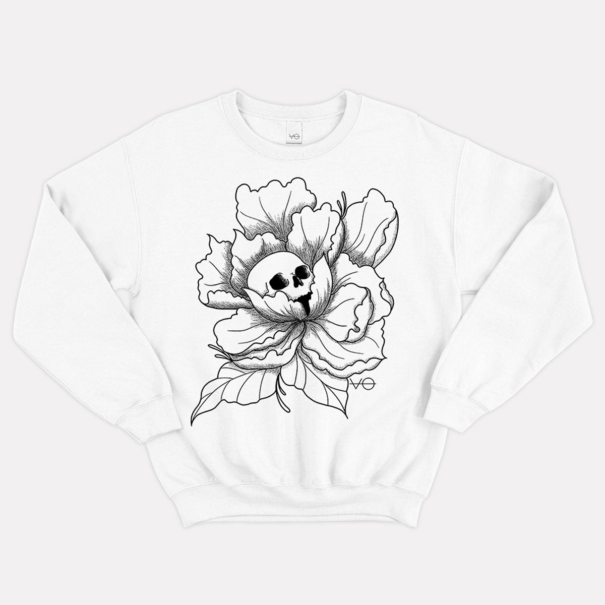 Peony Skullflower Sweatshirt (Unisex)