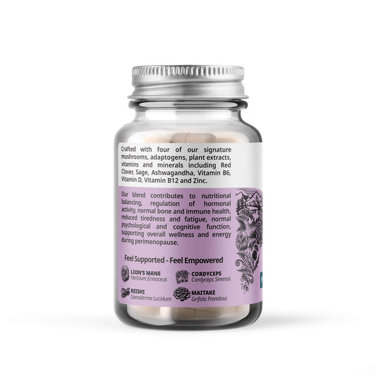 Empower – Mushroom Blend for Perimenopause Support (60 Capsules)
