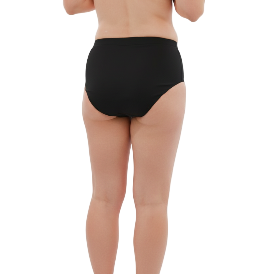 Women's Period Swim Briefs - Nero