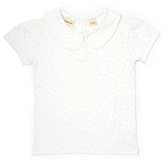 Peter Pan Short Sleeved T-Shirt - Yellow Spot
