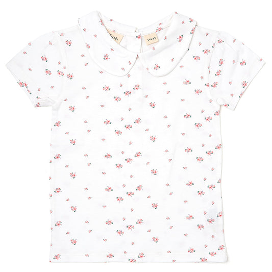 Peter Pan Short Sleeved T-Shirt - Floral