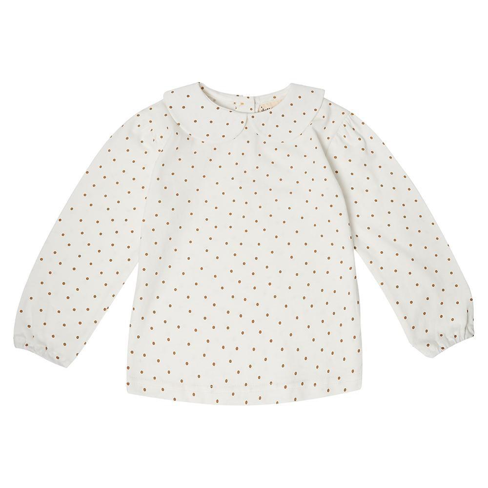 Peter Pan Collar - Gold Dot