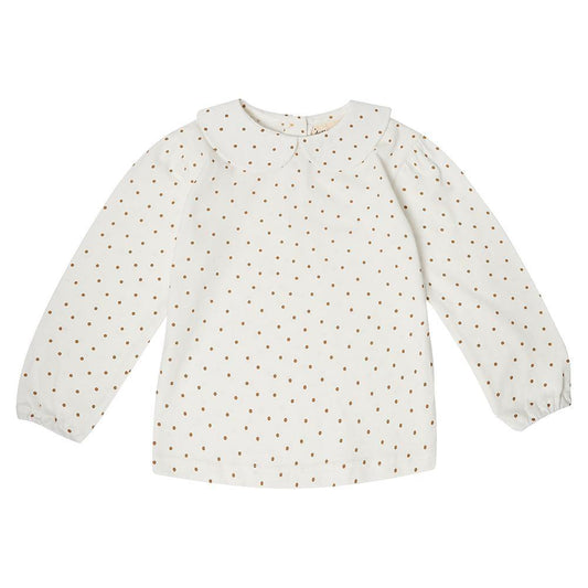 Peter Pan Collar - Gold Dot
