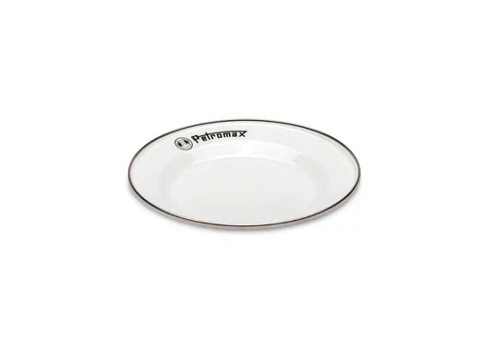 Petromax Set of 2 Enamel Plates - White (Various Sizes)