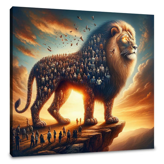 Lion's United Loyalty Canvas