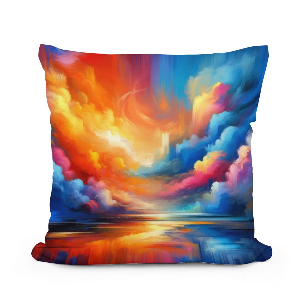Calm Collision Cotton Cushion