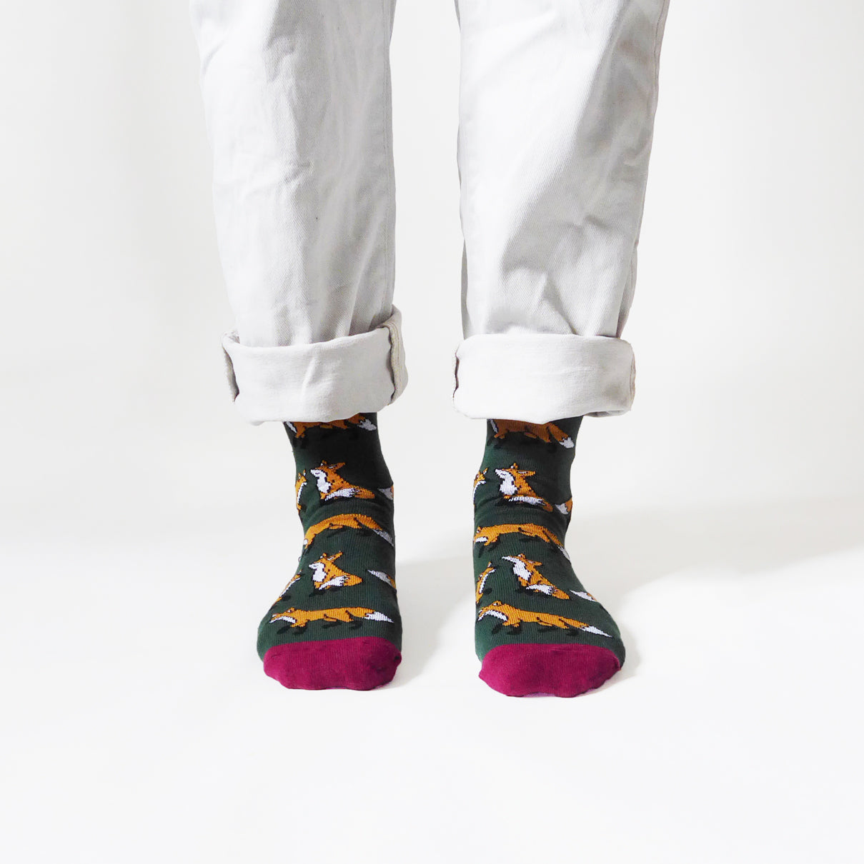 Save the Foxes Bamboo Socks