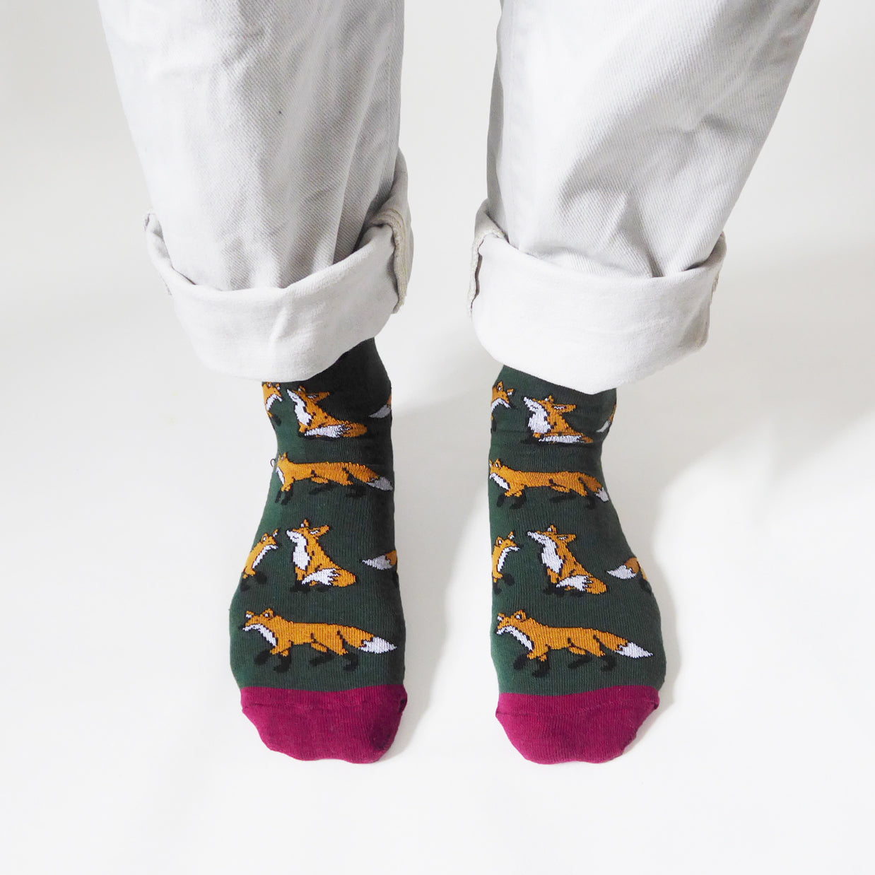 Save the Foxes Bamboo Socks
