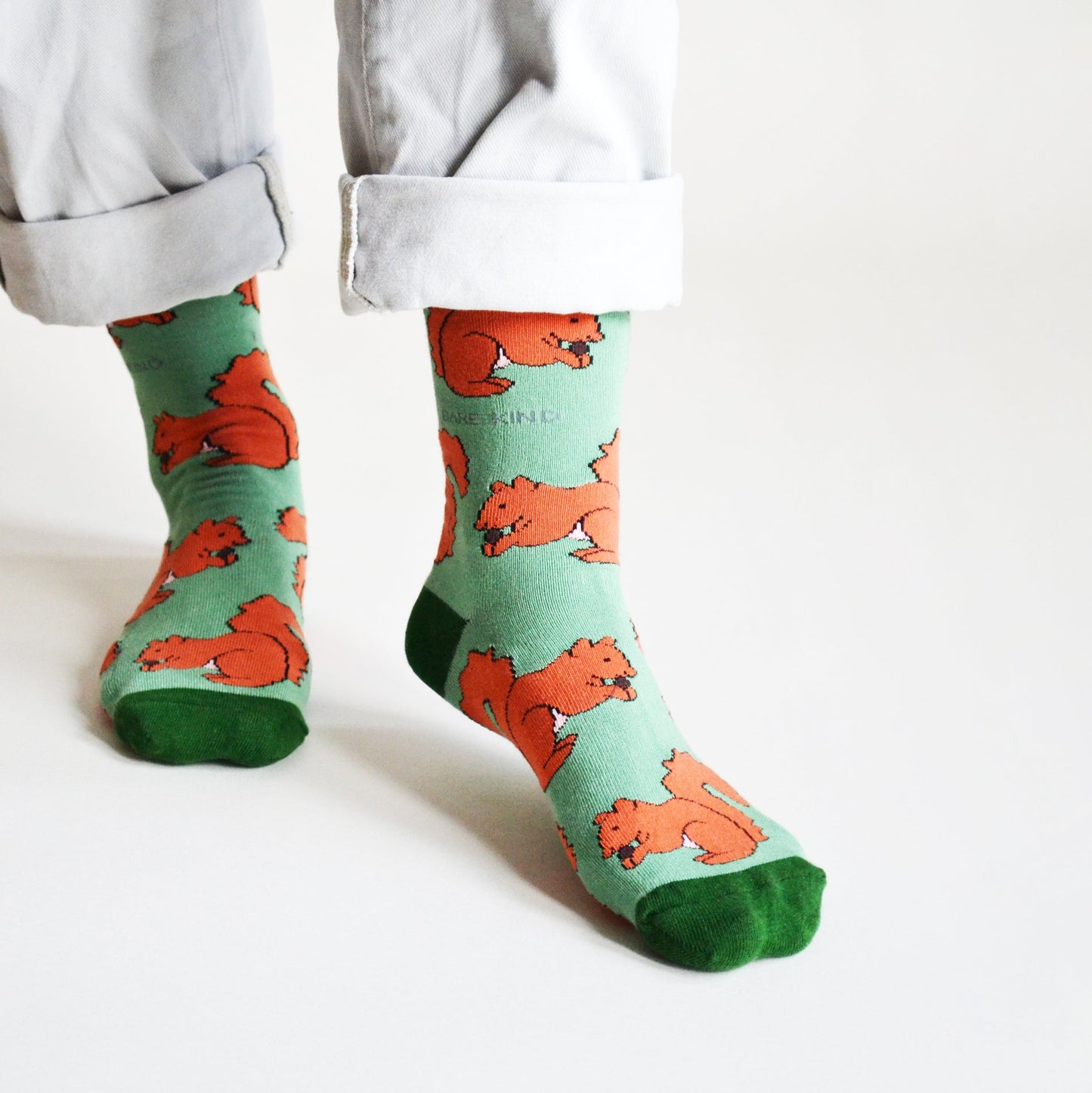 Save the Red Squirrels Bamboo Socks