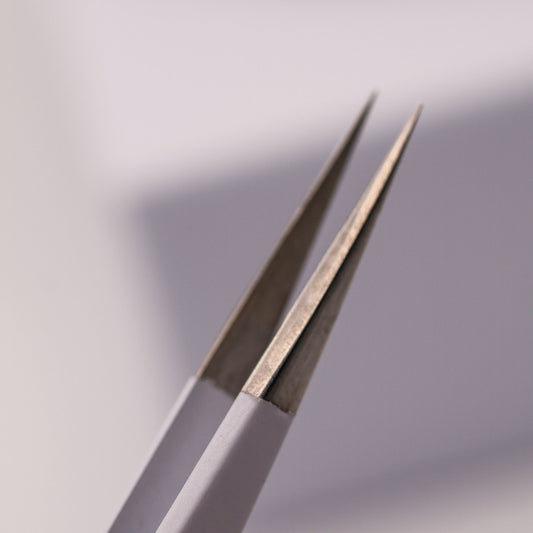 Straight Isolation Tweezers Smooth Tip