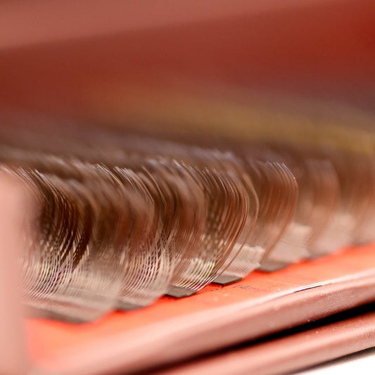 Brown YY Lash Single Length 16 Row Tray