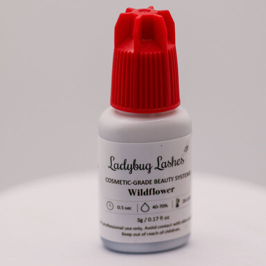 Wildflower Cosmetic Grade Lash Adhesive – 0.5–1 Sec