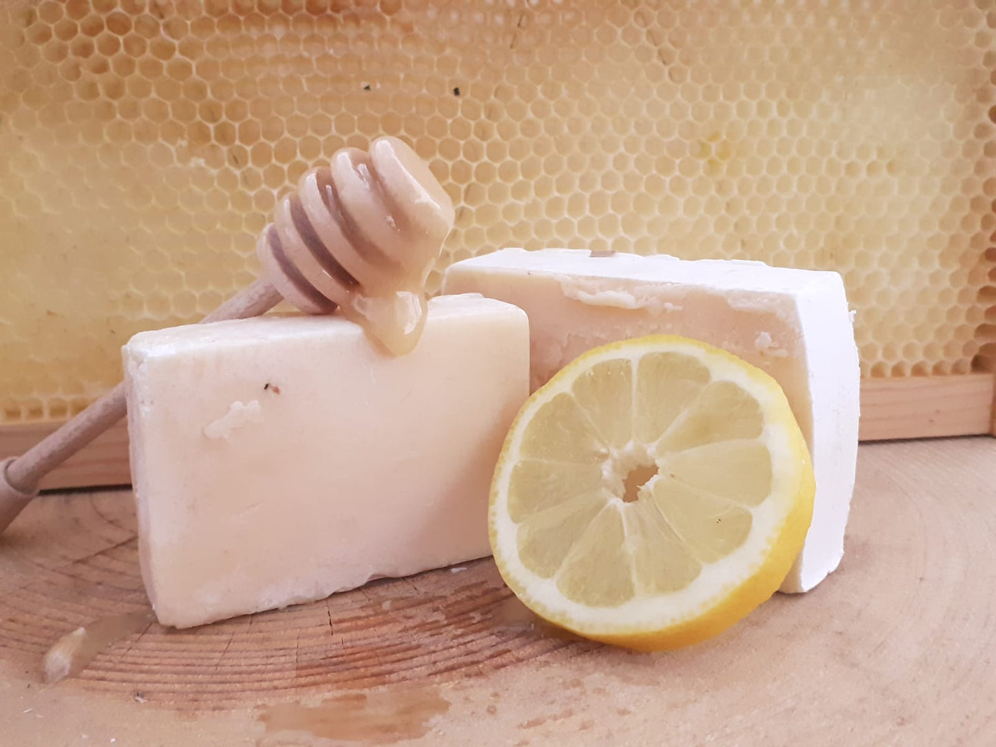 Lemon and Honey Olive Oil Soap
