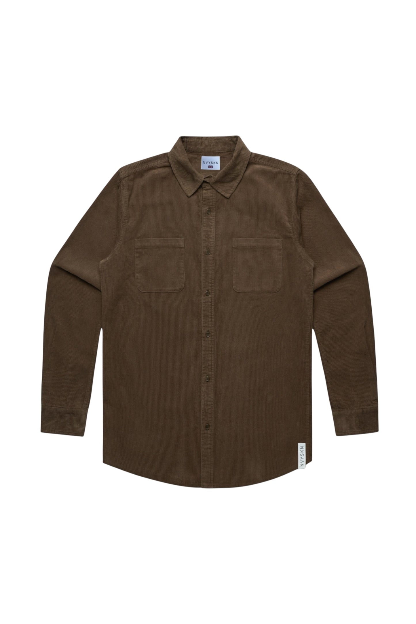NVYSKN Heavy Cord Shirt – 300 GSM Cotton Corduroy Overshirt