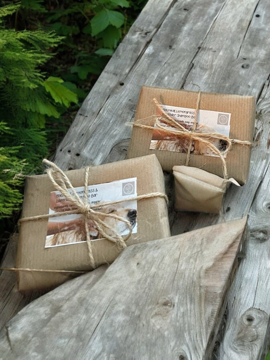 Oatmeal, Lemongrass and Lavender Dog Shampoo Bar