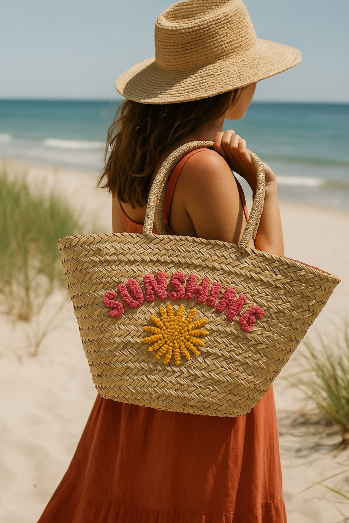 Louche Sunny Straw Bag