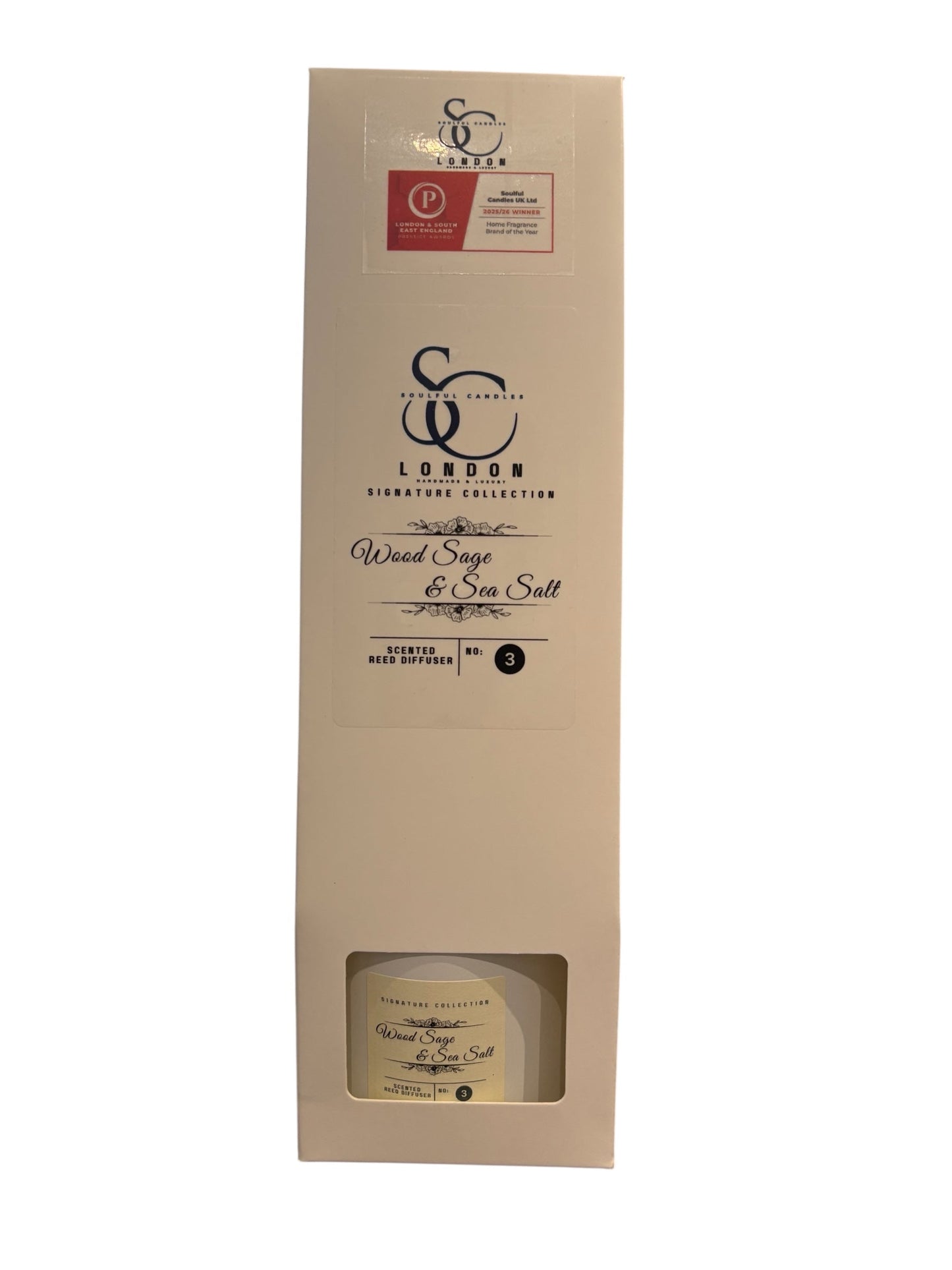 Wood Sage & Sea Salt – Reed Diffuser (100ml)