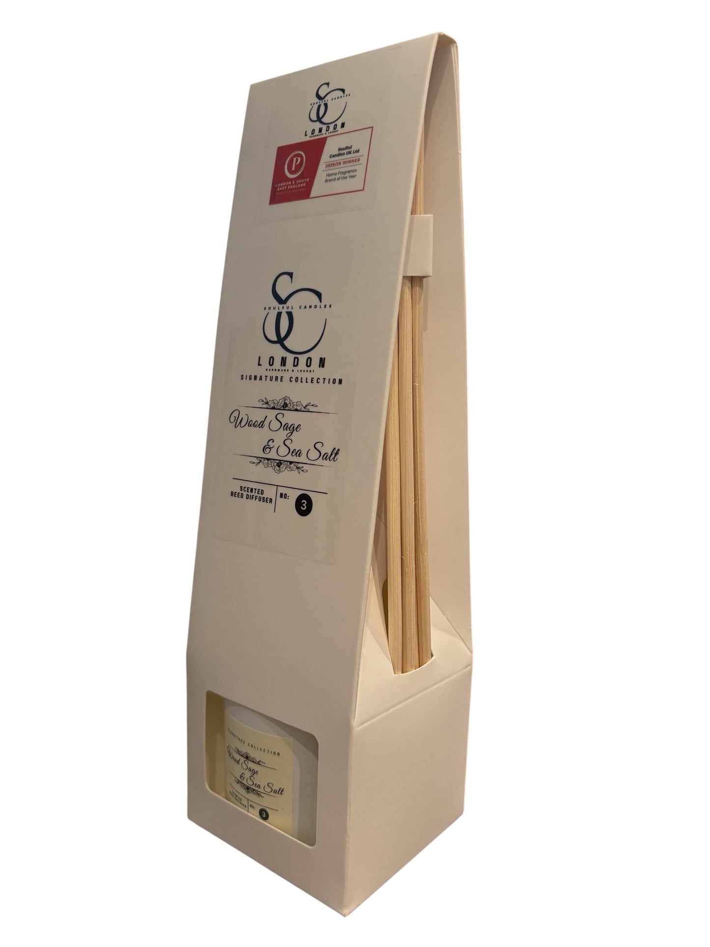 Wood Sage & Sea Salt – Reed Diffuser (100ml)