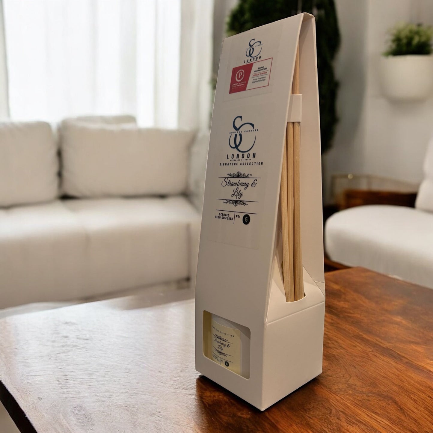 Strawberry & Lily – Reed Diffuser (100ml)