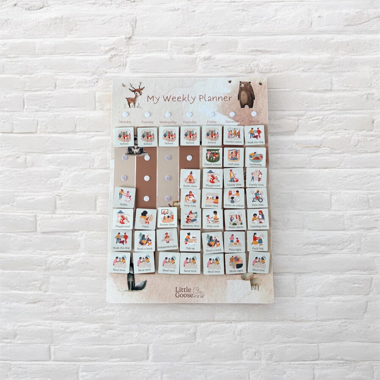 Weekly Planner for Kids A3