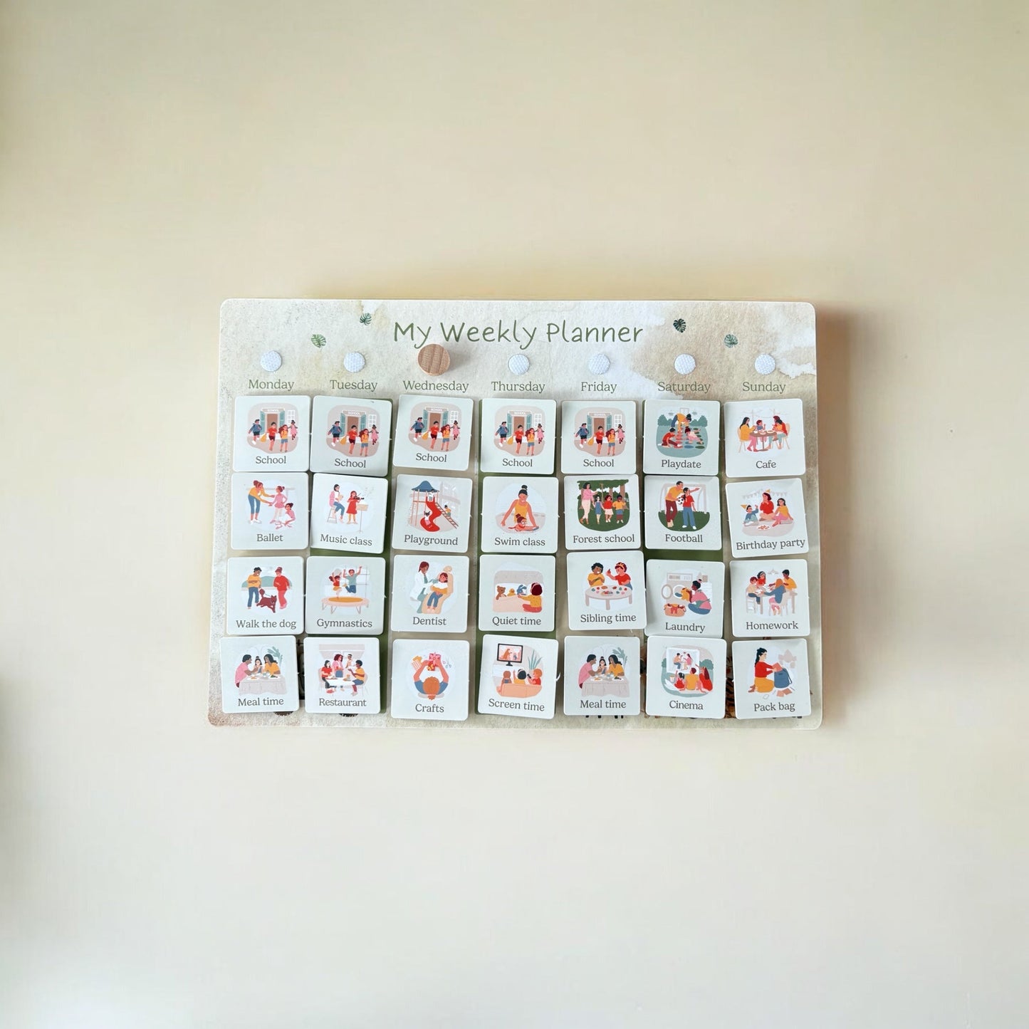 Weekly Planner for Kids A4