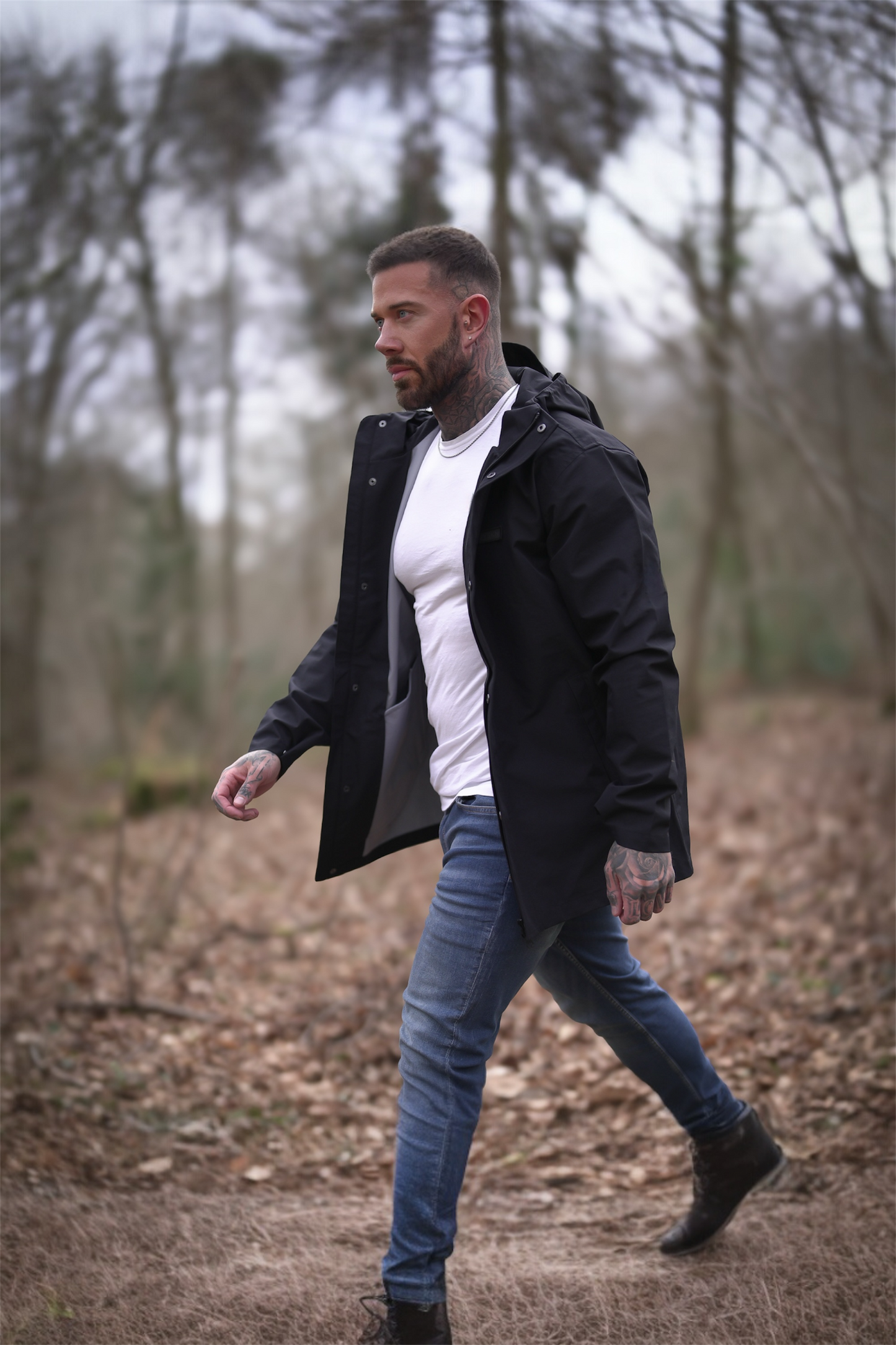 NVYSKN Mens Waterproof Formal Jacket