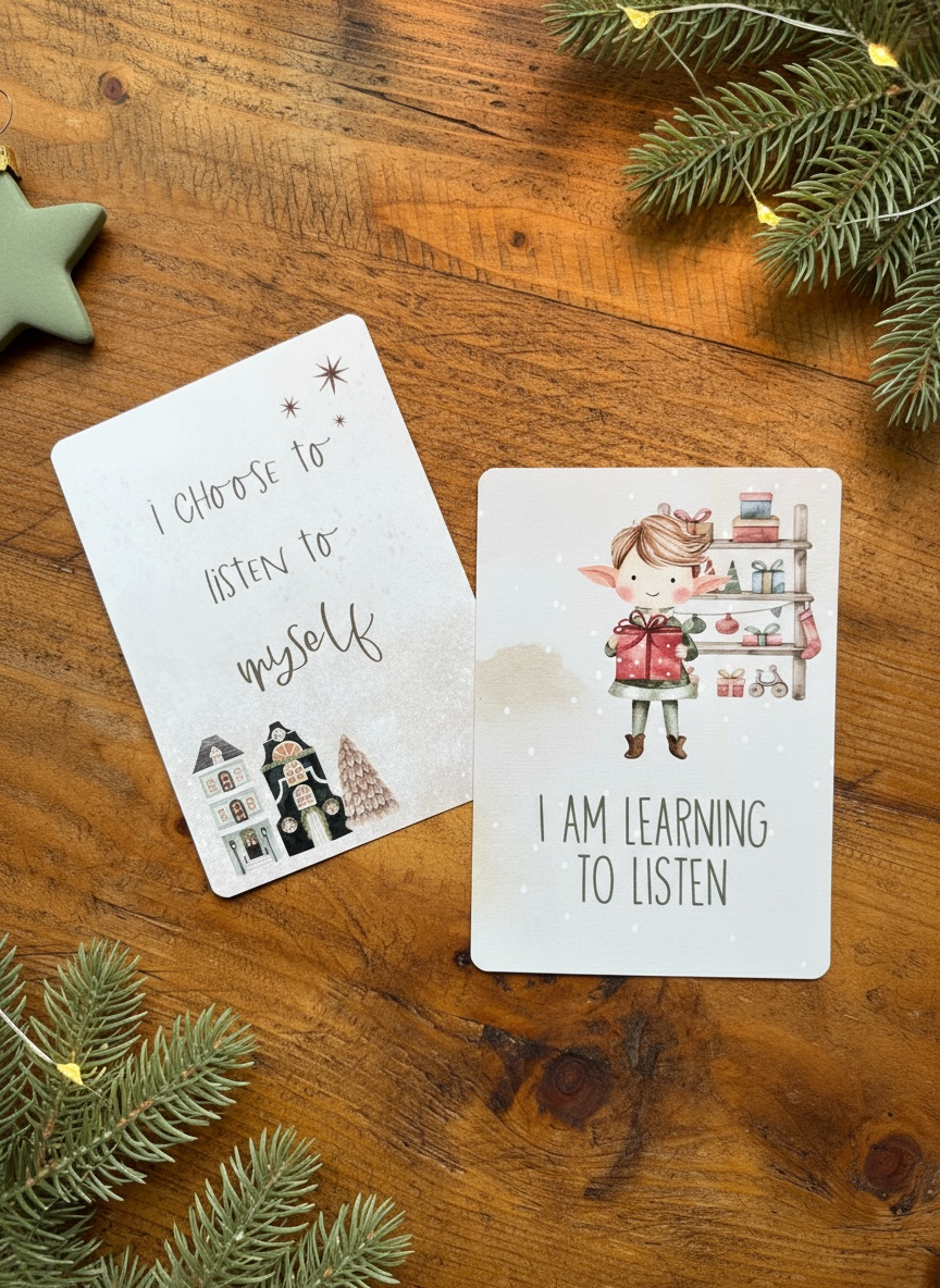 Festive Affirmation Duo Cards (Adult & Child)