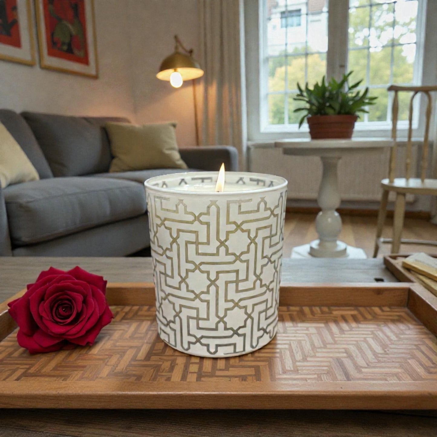 Citrus & Oud – Luxury Soy Candle (30cl)