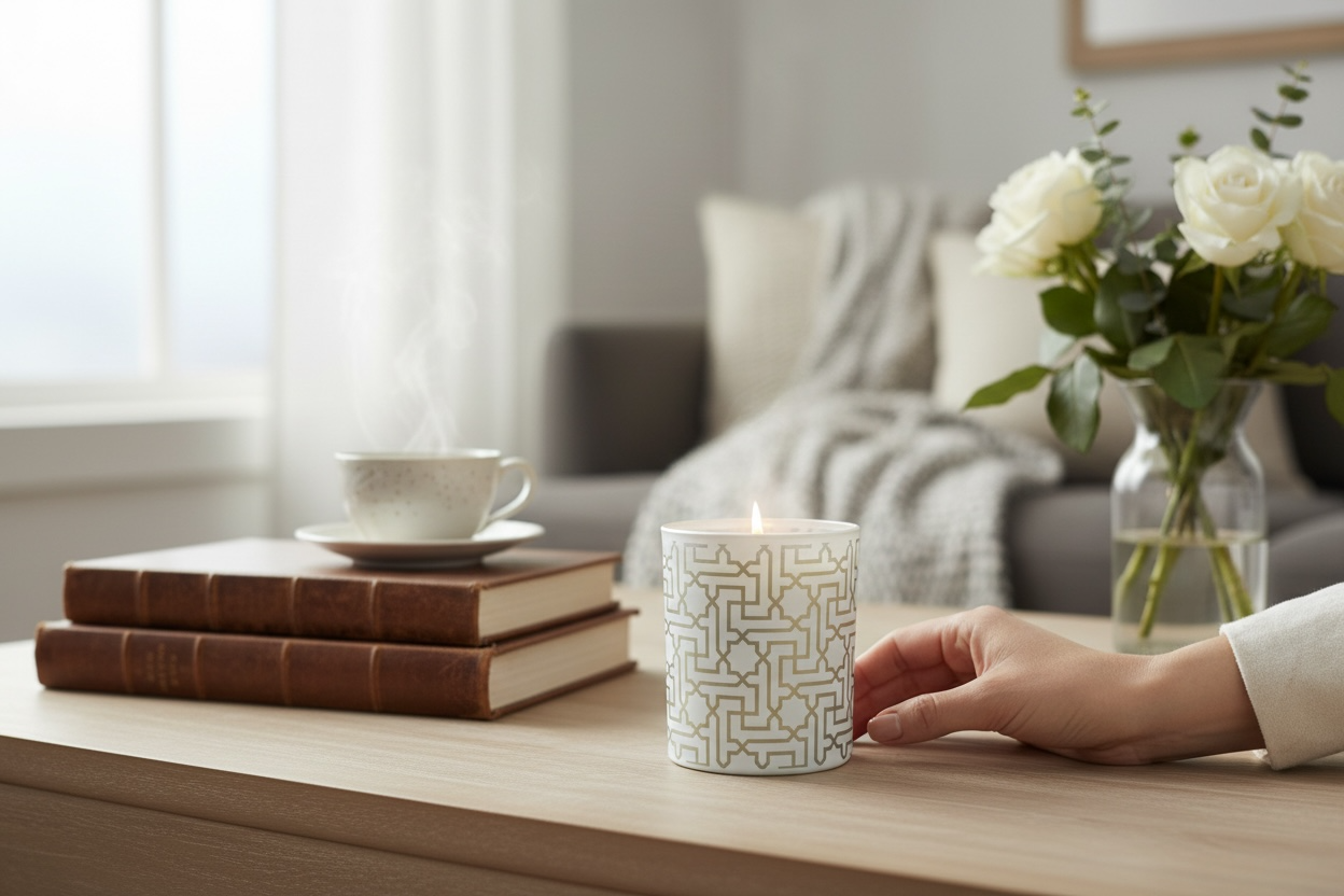 Citrus & Oud – Luxury Soy Candle (30cl)