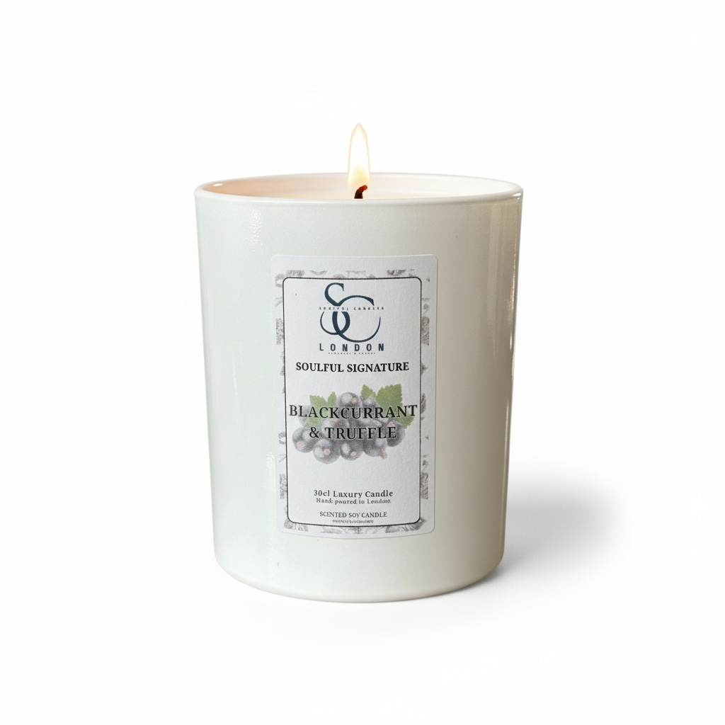 Blackcurrant & Truffle – Luxury Soy Candle (30cl) Classic Look