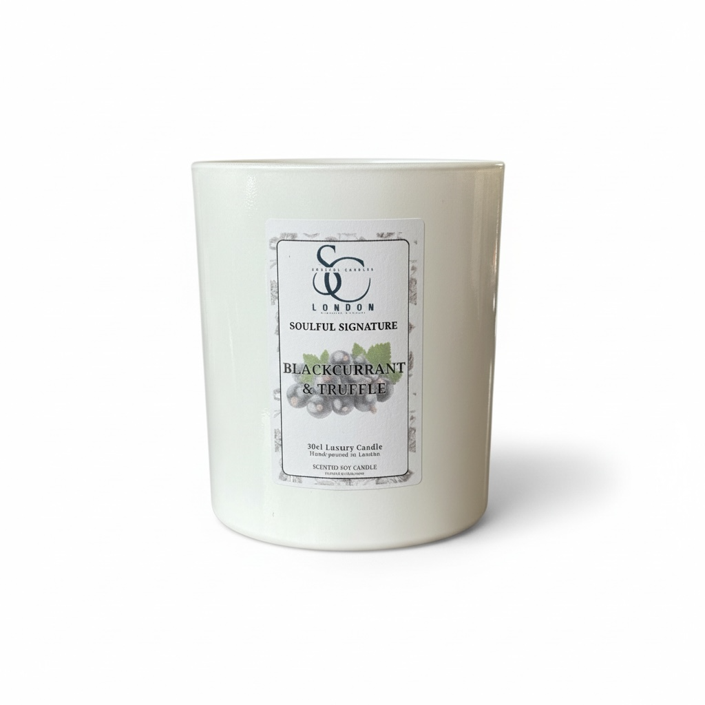 Blackcurrant & Truffle – Luxury Soy Candle (30cl) Classic Look
