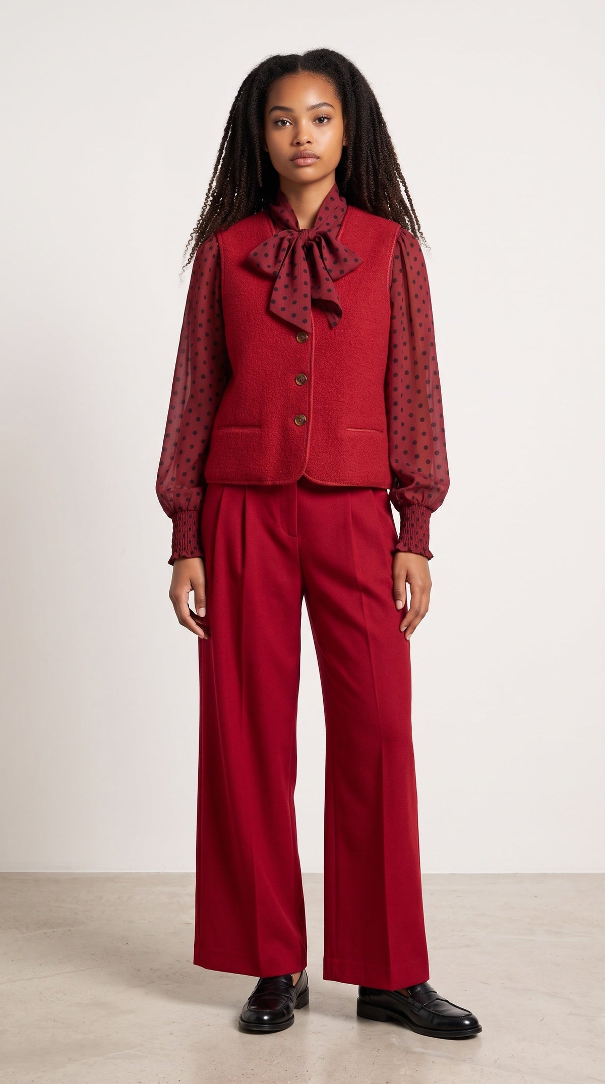 Chris Borg Waistcoat - Red