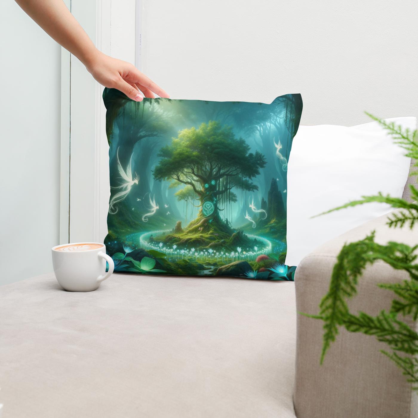 Enchanted Forest Cotton Cushion