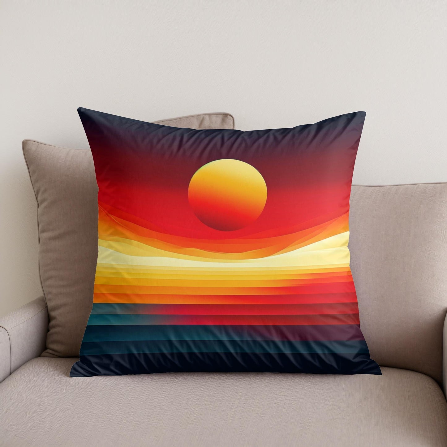 Tranquil Hues Cotton Cushion