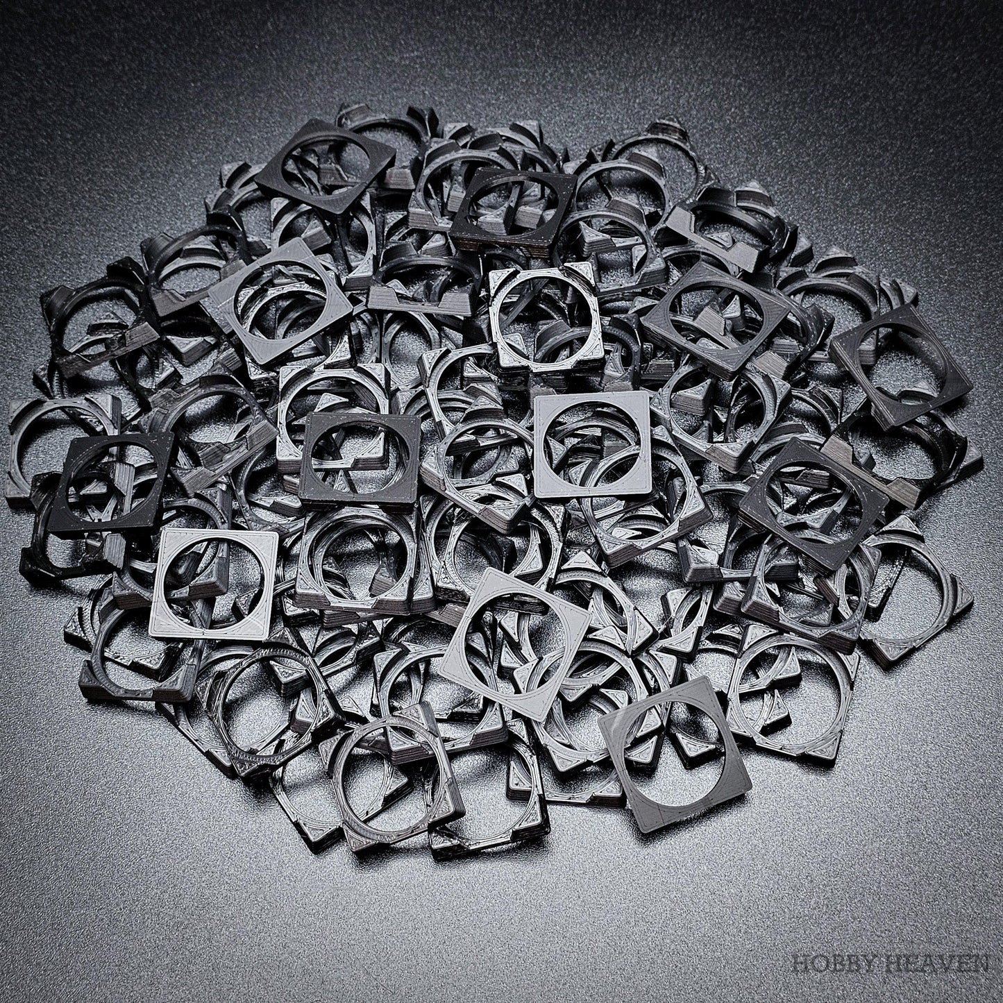 25mm Round to 25mm Square Bases Converters 3d Print