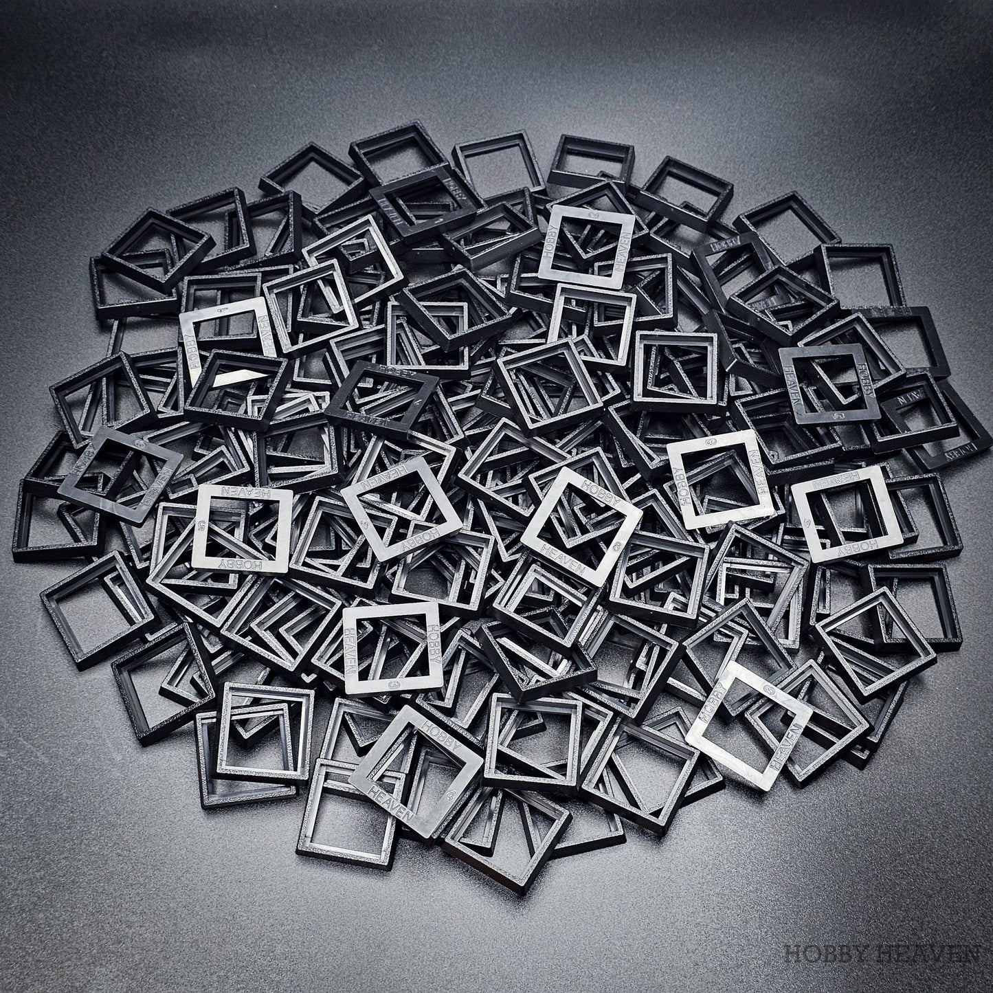 25mm to 30mm Square Base Converters ABS Plastic