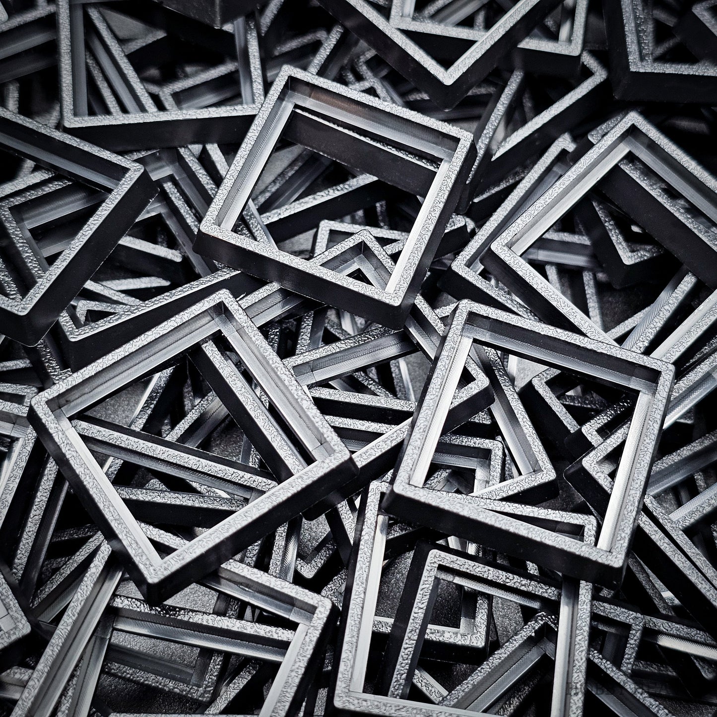 25mm to 30mm Square Base Converters ABS Plastic