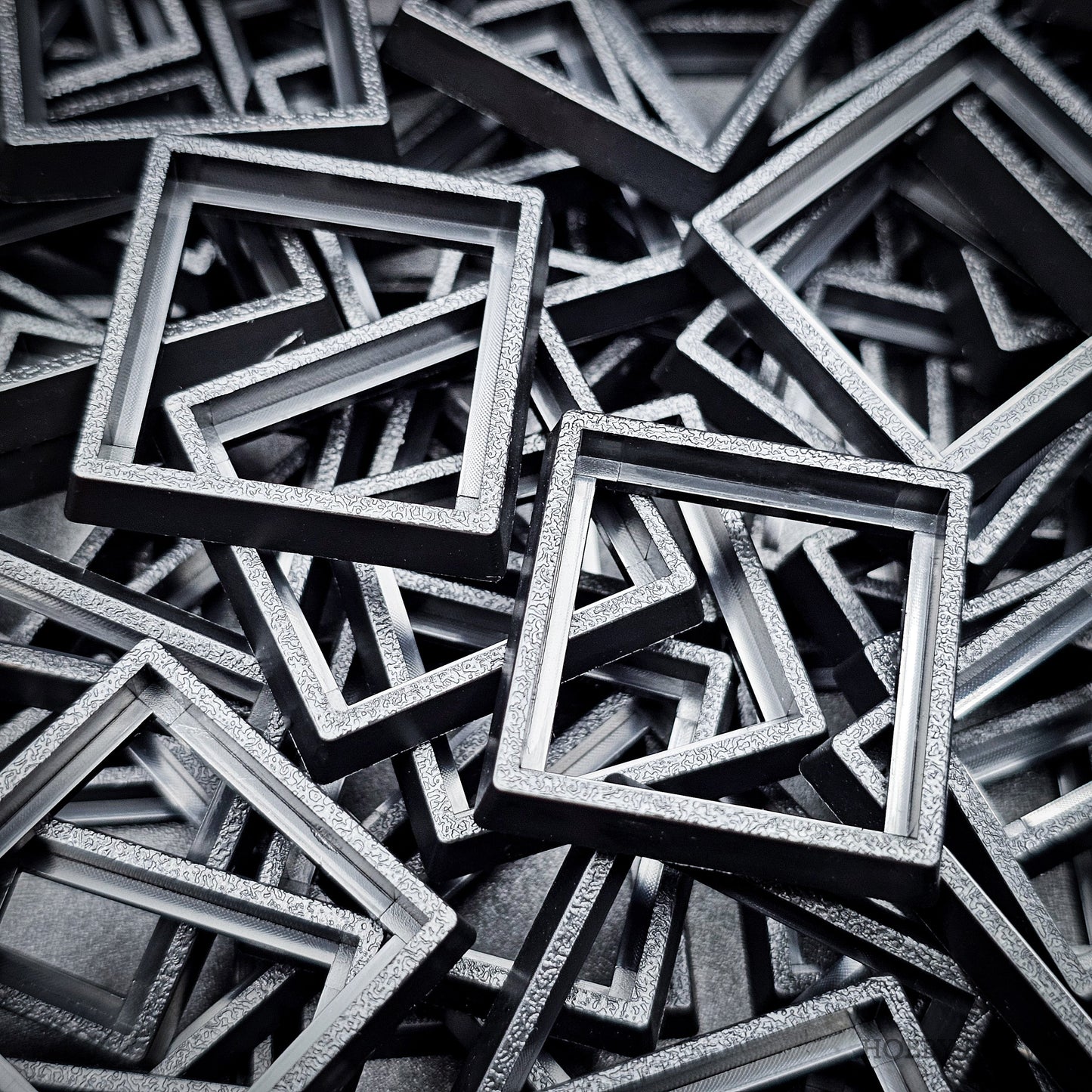 25mm to 30mm Square Base Converters ABS Plastic