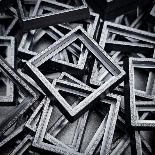 25mm to 30mm Square Base Converters ABS Plastic