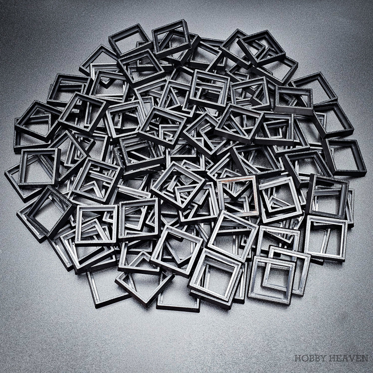 25mm to 30mm Square Base Converters ABS Plastic