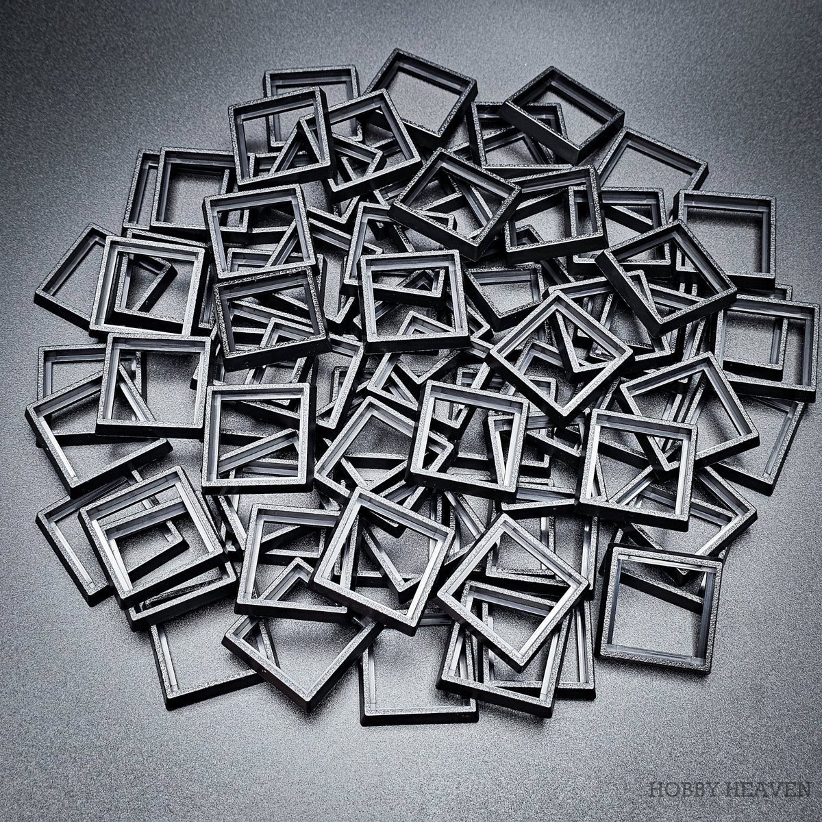 25mm to 30mm Square Base Converters ABS Plastic