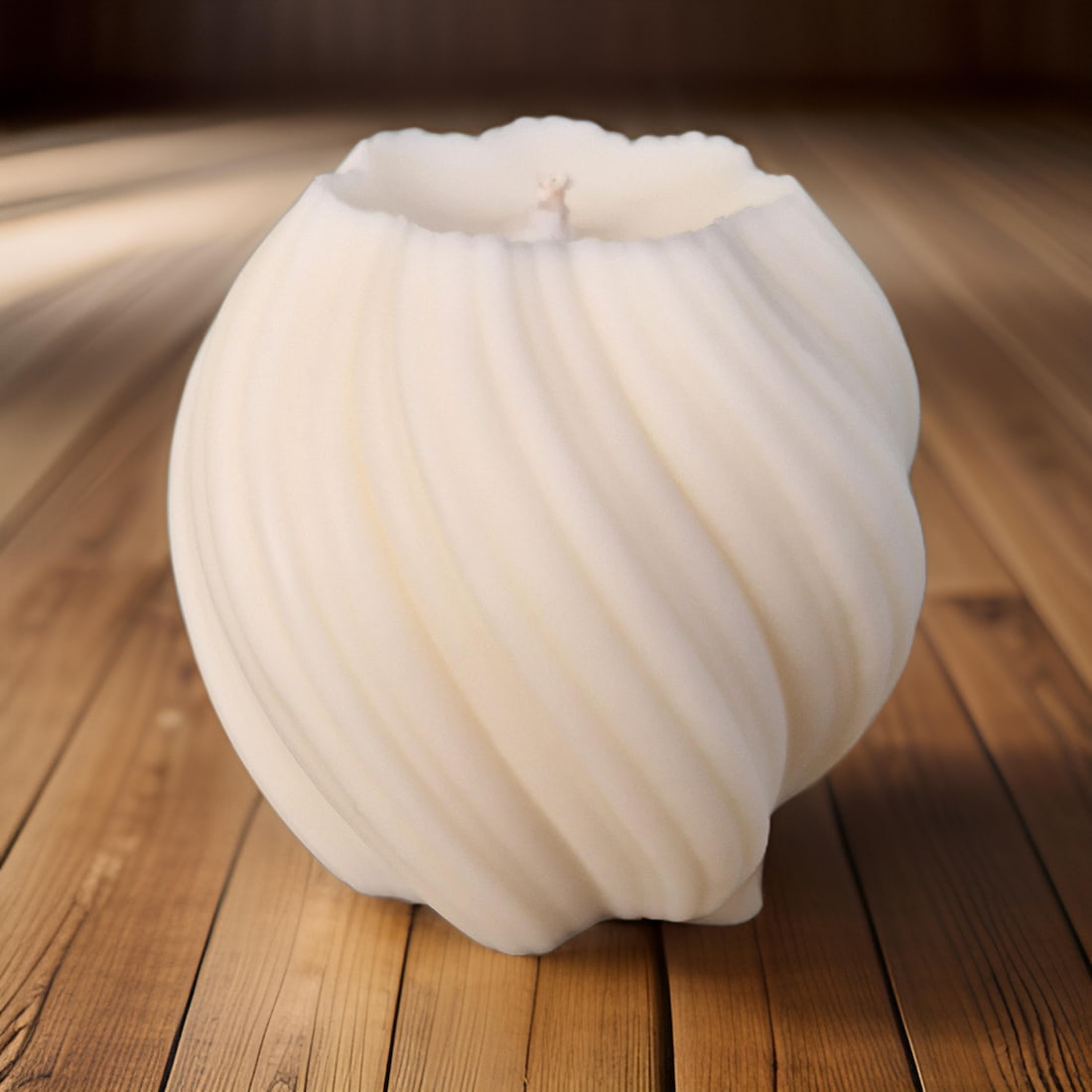Unscented Natural Wax Candles
