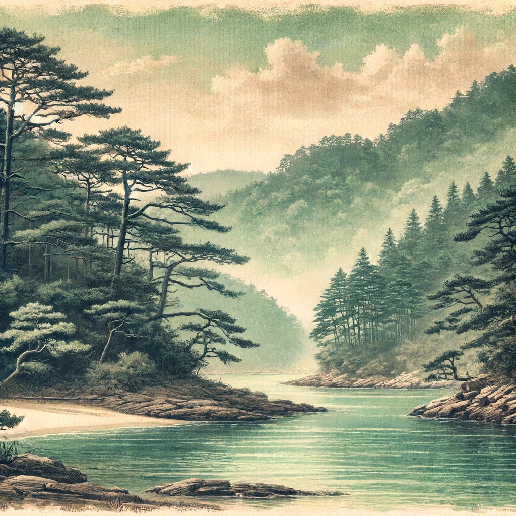 Pine Forest Serenity Canvas