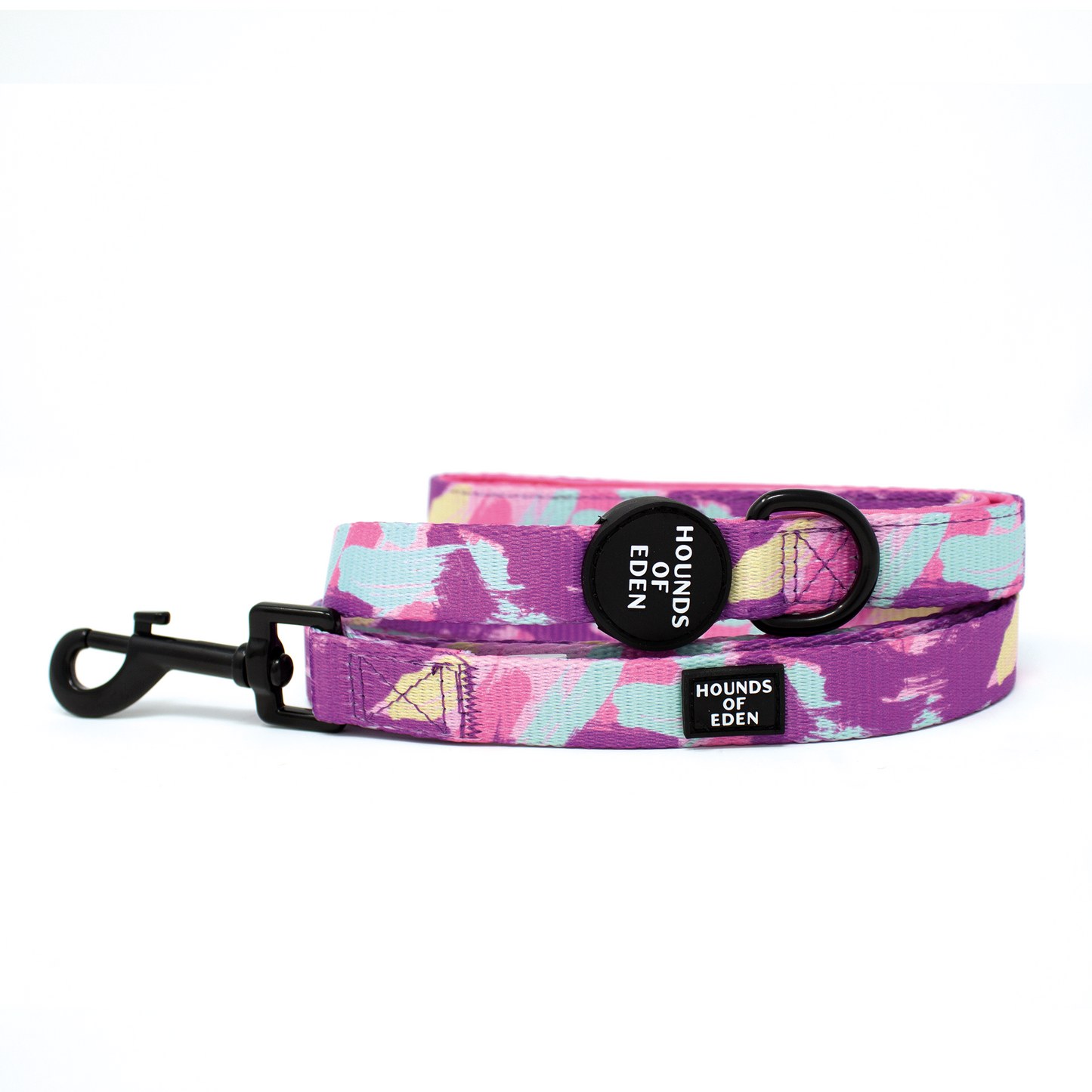 'Blush it Off' - Pink, Purple, Pastel Mint & Lemon Camo Pattern Dog Harness
