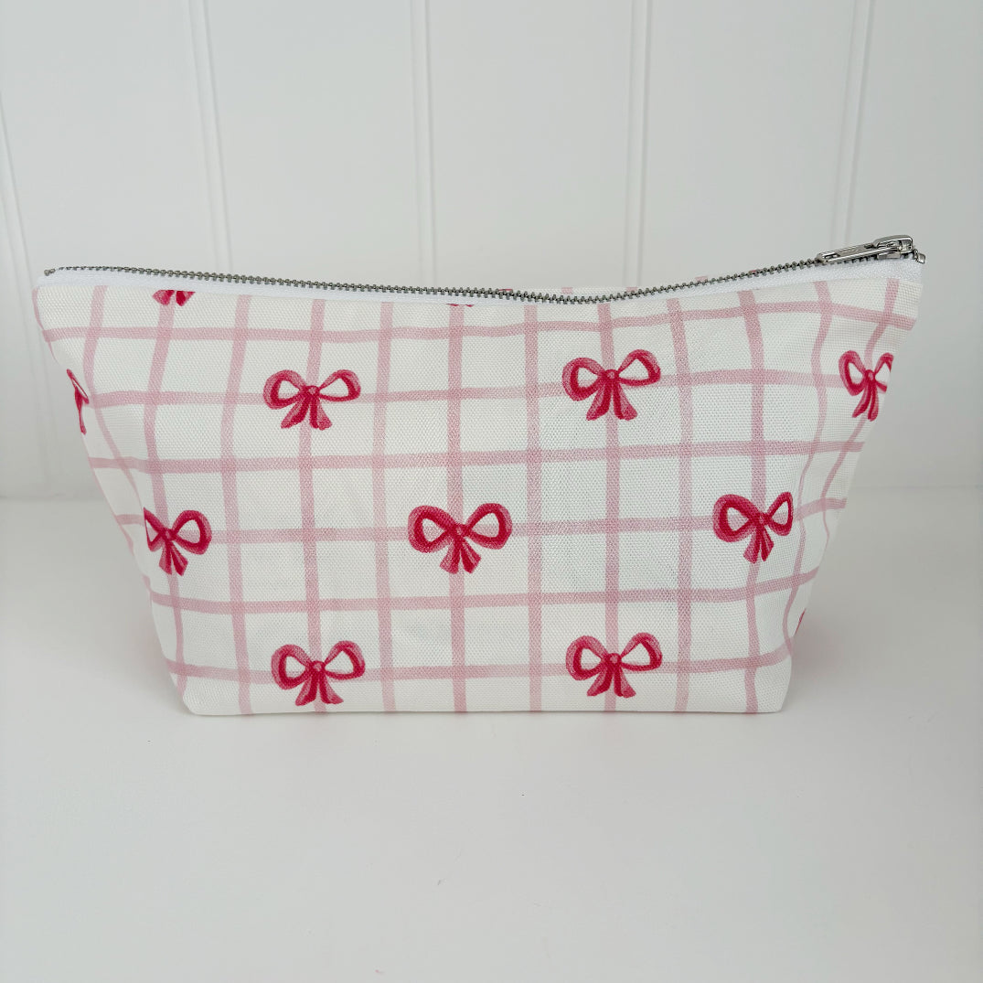 Nappy Wallet - Pink Bows
