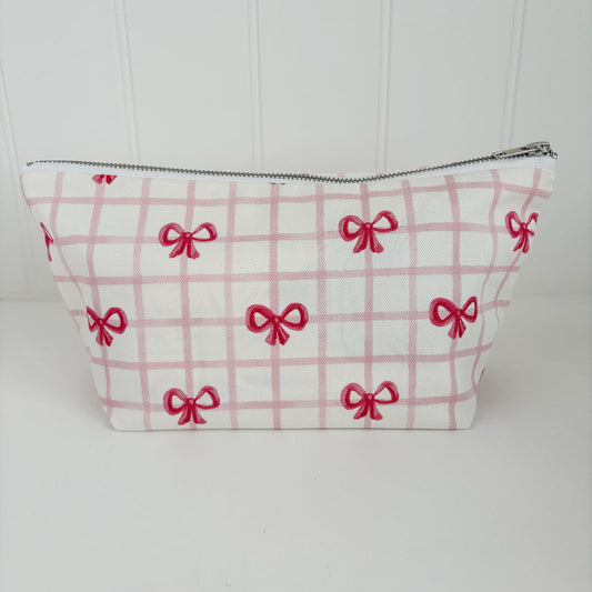 Nappy Wallet - Pink Bows